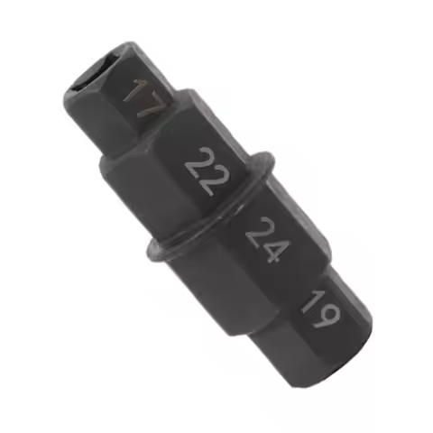 Motorcycles Hex Axle Tool 17 19 22 24mm Durable 3/8 inch Multifunction Multi Purpose Antirust Versat