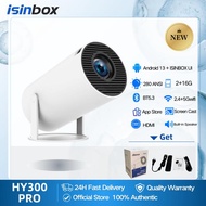 ISINBOX 2+16G HY300 Pro Portable Mini Smart Projector 260ANSI Android 13 Proyektor mini murah