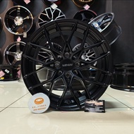 [4PCS] New Sport Rim 15inch Lenso Jager J1C 15X7JJ ET35 4H100 Satin Black