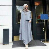 Miza Tunic Gray Denim by evolvere.id
