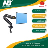 NB NORTH BAYOU F80 17 TO 30 INCH GAS STRUT MONITOR / TV / DESKTOP BRACKET HOLDER MOUNT