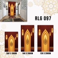 Stiker Dekorasi Musholla / Mihrab  Dekorasi dinding ruang Musholla Rumah Kantor dll / Sticker Vinyl 