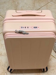 粉紅色旅行箱 密碼鎖 USB充電