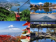 One-day Cherry Blossom Viewing Tour | Lake Kawaguchi Cable Car, Lawson Convenience Store, Oshino Hakkai &amp; Asama Park (Termasuk Tiket Kereta Gantung dan Gratis Mt. Fuji Spring Cake)
