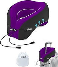 jiaao Travel Neck Pillow for Airplanes, Neck Pillow for Traveling,360º Ergonomic Memory Foam Travel