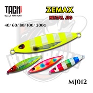 TACHI ZEMAX 40g - 200g Slow Jig Lure/Metal Jig / Jig Candy / Light Jig / Ikan Jig / Luminous Jigging
