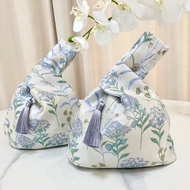 【SG Ready Stock】Japanese Style Knot Handbag Mobile Phone Key Wrist Bag Cute Coin Purse Shopping Bag