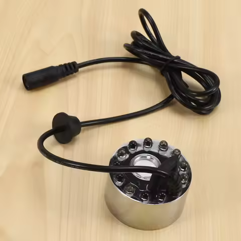 (Flash Sale) 3X Ultrasonic Mist Maker Fogger Water Fountain Pond 12 LED