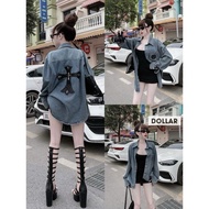 Dimension shirt with hidden leather pants