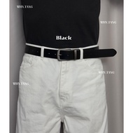 MORA-TPU Leather Belt Vintage Men's/Women's (Size 3.3 CM.)