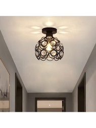 適用於走廊、客廳、臥室的吊燈,現代簡約的水晶吊燈,適用於走廊、門廳、樓梯間、餐廳,不包含燈泡