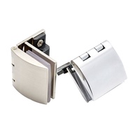 Glass Door Hinge Opening Hole Wine Cabinet Door Folding Page Cabinet Fixed Glass Clip Display Cabine