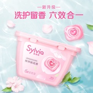 ST/🎨Liby Xiangweiya Laundry Condensate Bead Lasting Fragrance Laundry Detergent Gel Beads Peach Blossom Fragrance Six-in