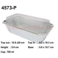 Foil Tray 4573-P With Lid