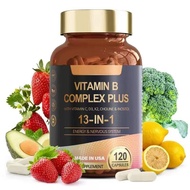 Vitamin B Supplement 120 Capsules Vitamin B 13 in 1 Capsules 2026.5.12