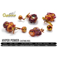 OPASS fishing reel HYPER POWER SW301HG LEFT HANDLE RED GOLD Baitcasting Reel With Free Gift