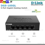 D-Link Hub Switch : Model DGS-105GL 5 Port Gigabit Desktop