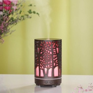 Aroma Diffuser Air Humidifier เครื่องกระจายความหอมเครื่องเพิ่มความชื้นในอากาศ LED Aroma Lamp Aromatherapy  Ultrasonic Burner Aroma essential oil Hot sale hollow tree style