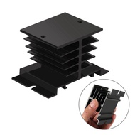 9PCS Heatsink Temperature Controller Heat Sink for Solid State Relay and Radiator Module Black for -10,25,40A