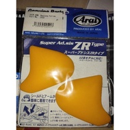 earlid Arai ZR Ram2 Yellow