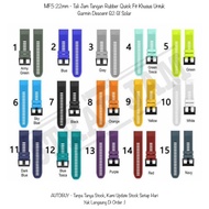 MF5 Garmin Descent G2 G1 Solar Strap - Quick Fit 22mm Silicone Rubber Watch Strap