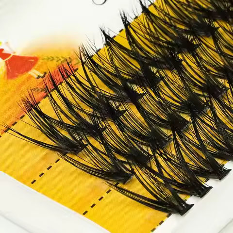 20D/30D/40D/50D Mink Eyelash 60 Bundles/Box Natural Eyelash Extension Russian D Volume Individual la