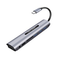 【DailyRISE】 V161B 9-in-1 Type-C to HD / VGA / USB3.0 / SD / 3.5mm Audio / TF Card Reader HUB
