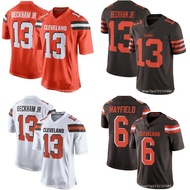 Original Nfl Jersey Brown 13#6# Brown Orange White Legendary Olive Jersey Men's Wear World Cup E802