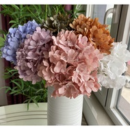 1 & 5 Heads Bunga Hydrangea Murah Gebu Hiasan Pelamin Hantaran Borong Artificial Hydrangea Flower We