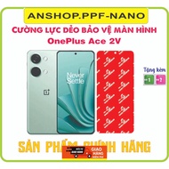 Toughened flexible phone screen protector for OnePlus Ace2V (Ace 2V) with Nano Premium scratch-resis