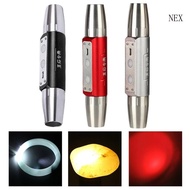 NEX Stainless Steel Jade Torch Jewelry Appraisal Flashlight Detection Flashlight