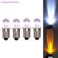 Coa 5pcs E10 Led Bulb DC 3V 4.5V Instrument Bulb Indicator Bulb Flashlight Bulb Wer