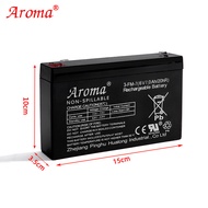 Aroma Aroma Children's Electric Vehicle 6V7ah20hr3FM7 Battery Motorcycle Large Capacity Free Shippin