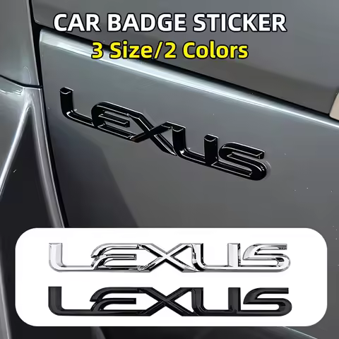 ABS Car Rear Emblem Trunk Badge Sticker Letter Logo For Lexus F SPORT IS250 IS200 CT200h GS300 LS430
