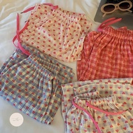 New Heart Pattern Pants Cuffed Leg Style