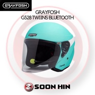 [ STOCK CLEARANCE ] Grayfosh Xdot G528 B-SERIES Twiins Bluetooth Helmet