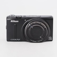 [USED] Nikon Digital Camera COOLPIX S9500 22x Optical Zoom Wi-Fi Compatible Matte Black S9500BK