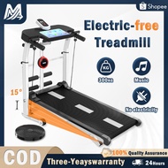 Manual Treadmill Foldable Walking Pad Multi-functional LED Threadmill Bluetooth Music Exercise Tread