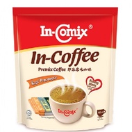 In-Coffee Premix Cofee Less Sweet IN-COMIX Kopi Pracampuran Kurang Manis 25s x 15g