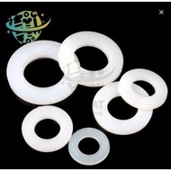 PlateRing M4 Washer FlatNilon Nylon 4mm Gasket Washer Spacer Nut