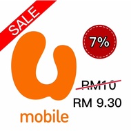 ( 7% Discount ) U Mobile Postpaid Bill Payment &amp; Prepaid Top Up