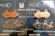 ผ้าเบรคหน้า-หลัง Kawasaki NINJA 400 Z400 และ NINJA/Z 250-300 Yasaki revoteq แท้