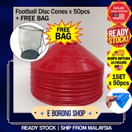 50pcs Soccer Cones Disc Cone Sets with FREE Holder