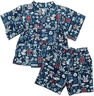 Pample Mousse (Made in Japan) Fabric Japanese Pattern Headpiece and Jinbei Suit 37.4 inches (95 cm) 