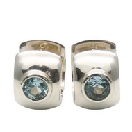 Folli Follie 925銀鑲鑽耳環，約9.7克 [二手]