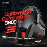 PLEXTONE Gaming Headphone with LED Light and Microphone On-Ear G800