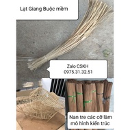 Old Bamboo Spokes With Architecture Model