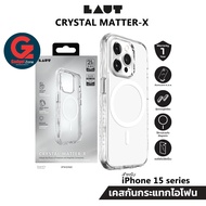 เคส LAUT รุ่น Crystal Matter-X (Magsafe) สำหรับ iPhone15 Pro /15 Pro Max สี Crystal Clear
