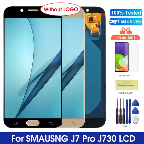J730 Display Screen Replacement, for Samsung Galaxy J7 Pro 2017 J730 J730G J730GM Lcd Display Digita