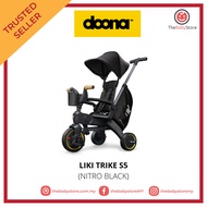 Doona Liki Trike S5 Tricycle 5in1 Up to 36 Month with accessories-Nitro Black